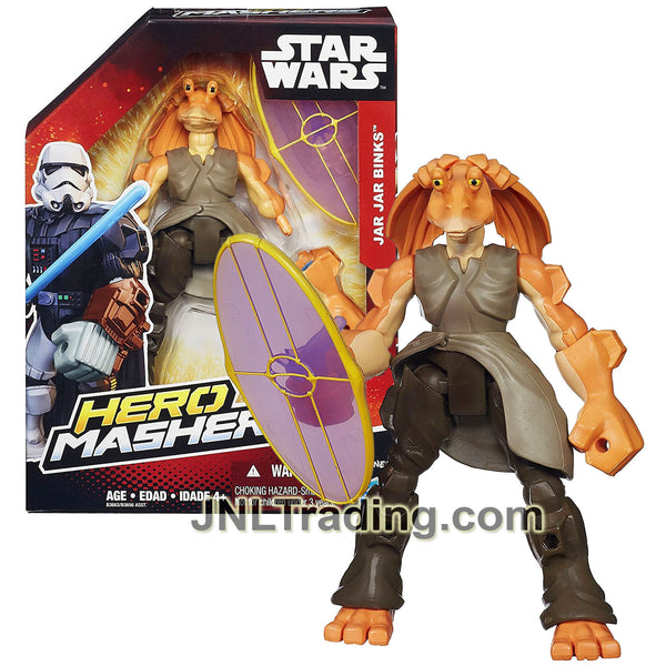 Year 2015 Star Wars Hero Mashers Series 6 Inch Figure - JAR JAR BINKS – JNL  Trading