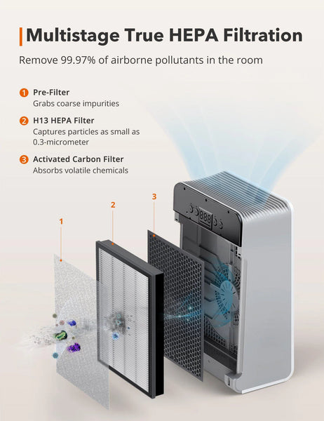 H13 Hepa Filter Air Purifier Parts Compatible with TT-AP005 TaoTronics Air  Purifier Filter Cartridge from China manufacturer - Nanjing Blue Sky Filter  Co.,Ltd.