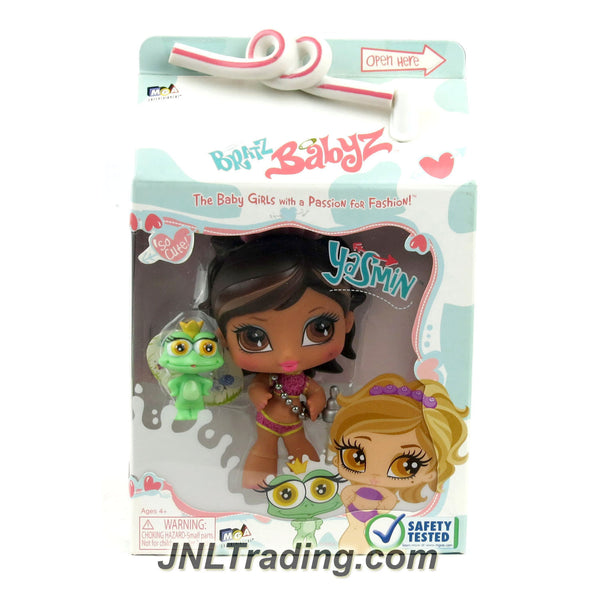 MGA Entertainment Bratz Babyz Milk Box Series 5 Inch Doll - YASMIN with  Pretty Princess the Pet Frog and Milk Bottle Necklace