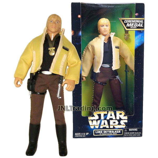Star Wars Year 1997 A New Hope Action Collection Series 12 Inch Tall Fully  Poseable Figure - LUKE SKYWALKER in Ceremonial Gear Plus Ceremonial Medal 