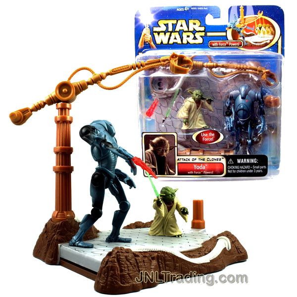 Year 2002 Star Wars Movie Attack of the Clones Series Figure Set