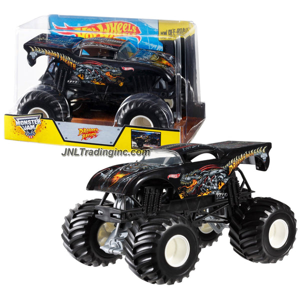 Year 2020 Monster Jam 1:24 Scale Die Cast Metal Official Truck Series -  EARTH SHAKER 20120669 with Monster Tires and Working Suspension