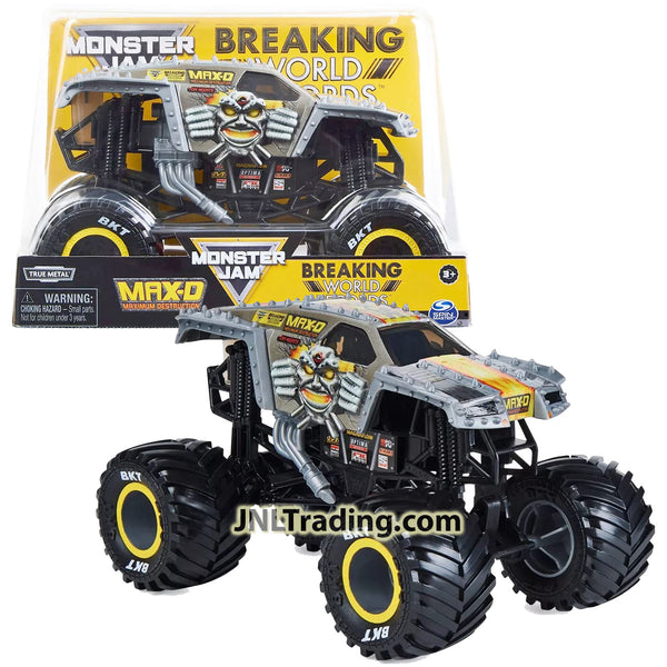 Year 2022 Monster Jam 1:24 Scale Die Cast Metal Official Truck Series :  Gold DRAGONOID with Monster Tires and Working Suspension