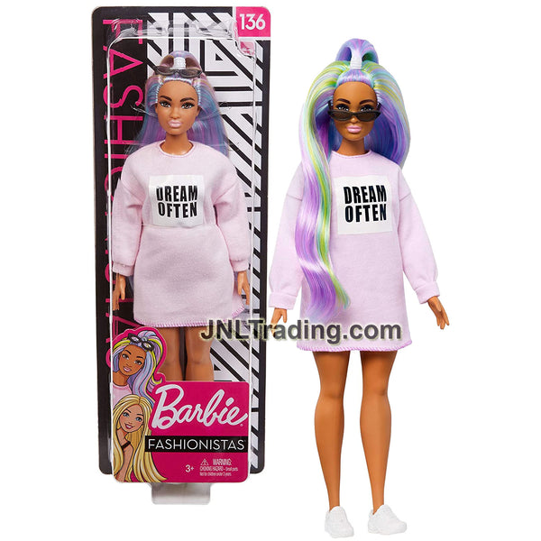 Year 2019 Barbie Fashionistas Series 12 Inch Doll 136 Colorful