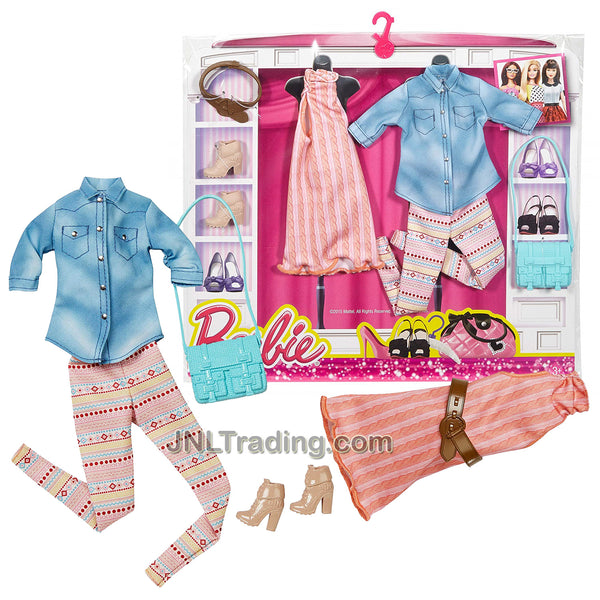 2015 Barbie Fashionistas 12 Curvy Blonde (DMF24) Chambray Chic Outfit –  JNL Trading