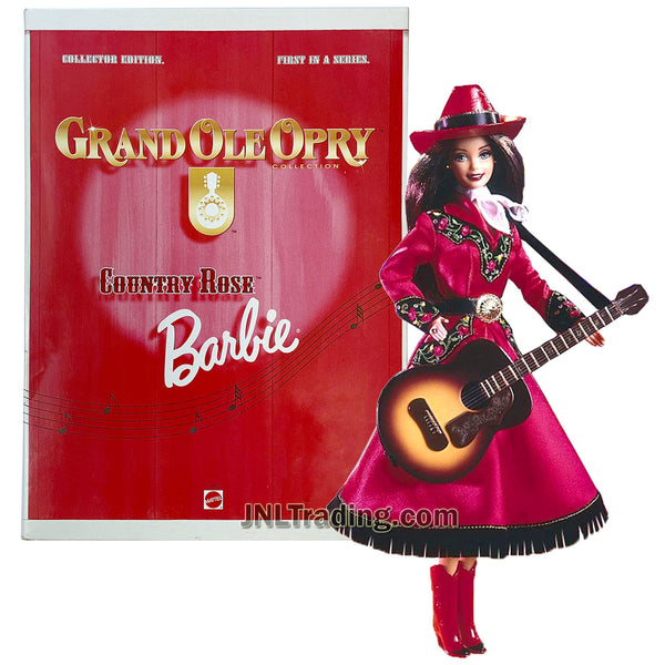 Year 1997 Barbie Collector Edition First In A Series Grand Ole Opry  Collection 12 Inch Doll - COUNTRY ROSE Barbie with Hat, Scarf, Boots,  Guitar, Doll