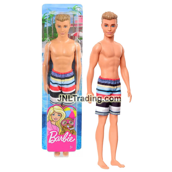 Year 2019 Barbie Beach 12 Inch Doll - Caucasian KEN GHW43 with – Trading