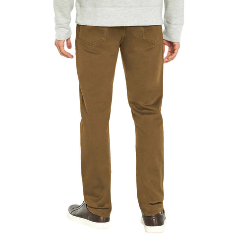 Brown Comfort Fit Stretch Pants