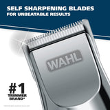 Wahl Groomsman 05622 Rechargeable Beard Mustache Hair Nose Trimmer - Black (NEW)