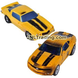 Year 2007 Transformers Movie Series Deluxe Class 6 Inch Tall Figure Set - EVOLUTION OF A HERO with Classic Camaro BUMBLEBEE & Camaro Concept BUMBLEBEE