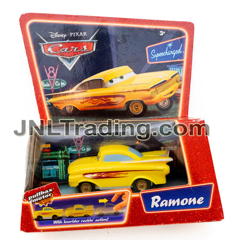 Disney Pixar Movie Cars Pullbax Motor Series RAMONE Yellow