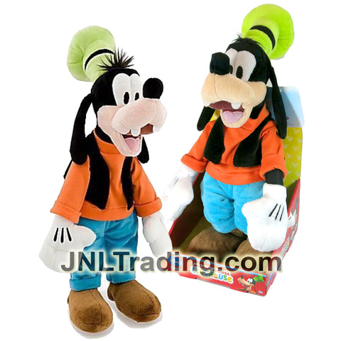 Year 2014 Mickey Mouse Clubhouse Series 16 Inch Tall Plush Figure - GOOFY