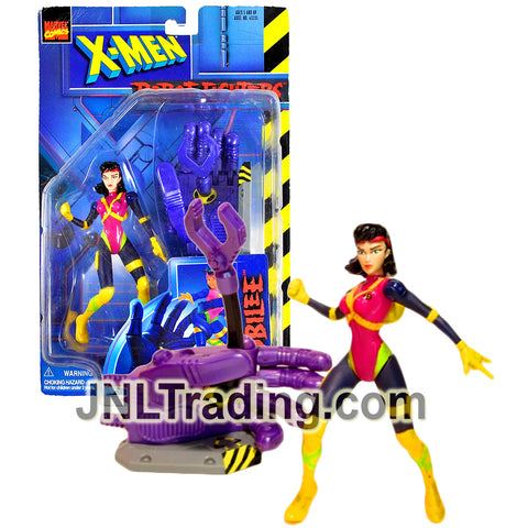 Year 1997 Marvel Comics X-Men Robot Fighters Series 5 Inch Figure - JUBILEE with Grabbing Sentinel Hand with Projectile Finger