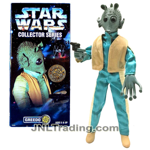 Year 1997 Star Wars Collector Series 12 Inch Figure - GREEDO with Authentically Styled Outfit and Signature Blaster