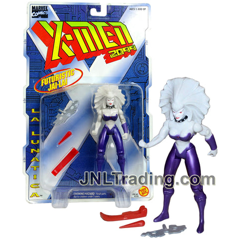 Year 2005 Marvel Comics X-Men Futuristic Jai-Lai 2099 Series 5 Inch Figure - LA LUNATICA with Energy Ball, Launcher and Blade