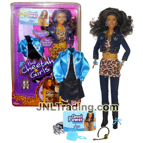 Year 2007 Disney The Cheetah Girls Fashion Collection 12 Inch Doll - AQUA with VIP Card and Extra Outfit