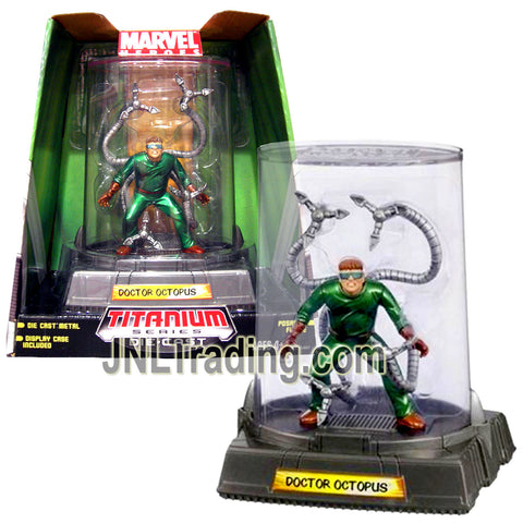 Year 2006 Marvel Heroes Titanium Die-Cast Series 4 Inch Figure - DOCTOR OCTOPUS (Color Version) with Display Case