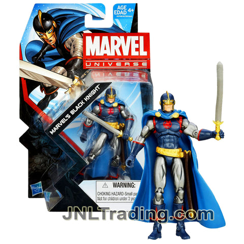 Year 2013 Marvel Universe Series 5 Single Pack 4 Inch Figure Set #029 - MARVEL'S BLACK KNIGHT (Sir Percy) with Enchanted Blade