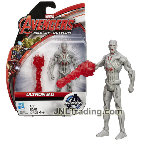 Year 2015 Marvel Avengers Age of Ultron Series 4 Inch Figure - ULTRON 2.0 with Energy Blast