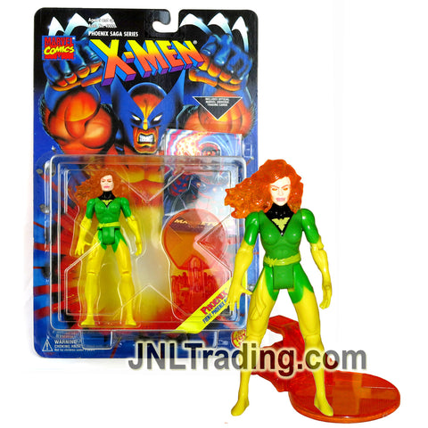 Year 1995 Marvel Comics X-Men Phoenix Saga Series 5 Inch Figure - PHOENIX with Fiery Power Light, Catapult Launcher and Trading Card