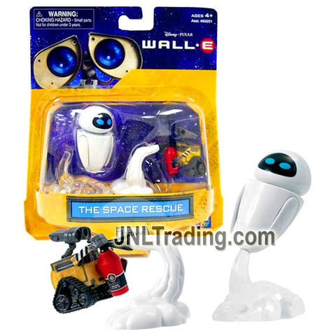 Disney Pixar WALL-E Movie Scene Series 2 Inch Figure Set - THE SPACE RESCUE with WALL-E and EVE