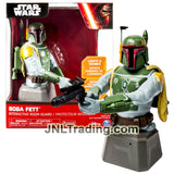 Star Wars Series 8 Inch Tall Interactive Room Guard - Motion Activated Bounty Hunter BOBA FETT with Lights and Sounds