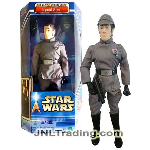 Year 2002 Star Wars The Empire Strikes Back Series 12 Inch Figure - IMPERIAL OFFICER in Authentically Styled Uniform with Blaster and Officer Cap