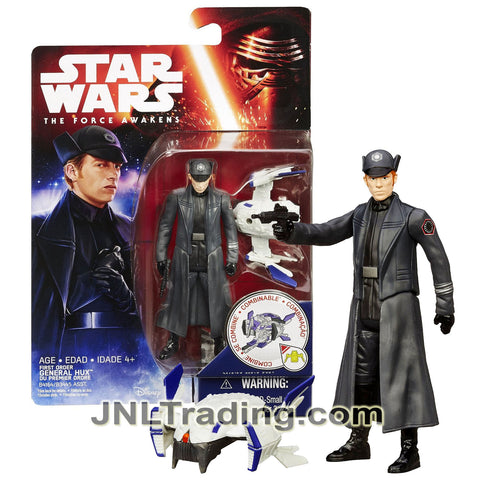 Year 2015 Star Wars The Force Awakens Series 4 Inch Figure - GENERAL HUX (B4164) with Blaster Gun Plus Build A Weapon Part #2