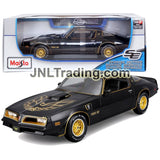 Maisto Special Edition Series 1:18 Scale Die Cast Car Set - Black High Performance Pony PONTIAC FIREBIRD TRANS AM with Display Base