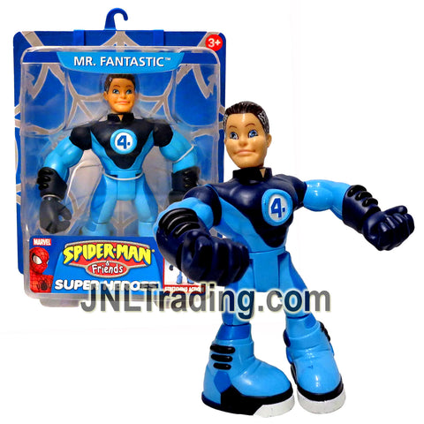 Year 2006 Marvel Spider-Man & Friends Super Heroes Series 6 Inch Tall Figure - MR. FANTASTIC with Stretching Limbs