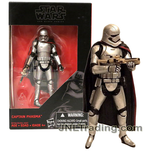 Year 2015 Star Wars The Black Series 4 Inch Tall Figure - CAPTAIN PHASMA B7758 with Blaster Rifle