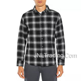 Eddie Bauer Men's Bristol Plaid Soft Flannel Shirt 100% Cotton