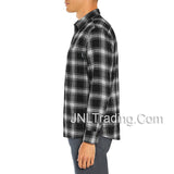 Eddie Bauer Men's Bristol Plaid Soft Flannel Shirt 100% Cotton