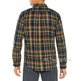 Eddie Bauer Men's Bristol Plaid Soft Flannel Shirt 100% Cotton