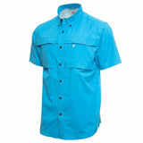 NWT Coleman Men Short Sleeve Adventure Outdoor Stretch Slim Muscle Fit Shirt $60