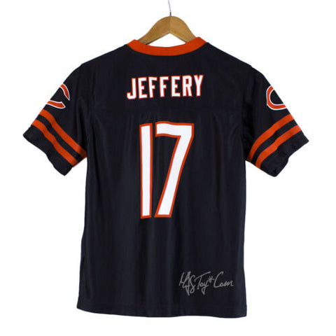 NWT NFL Chicago Bears Football Boys Youth V-Neck Jersey Alshon Jeffery #17  Large