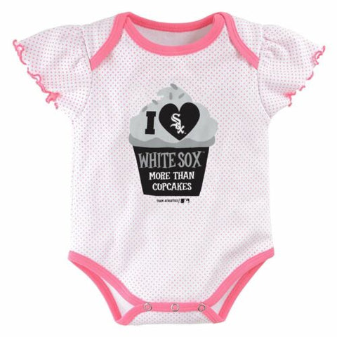 Newborn & Infant Black Chicago White Sox Running Home Bodysuit