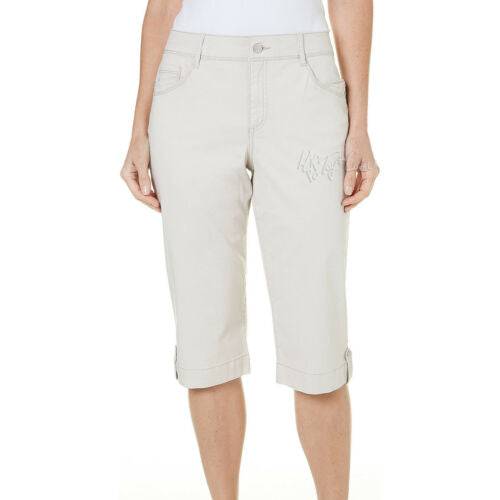 NWT Bandolino Women Brady The skimmer Flawless Stretch Capri Cropped P ...