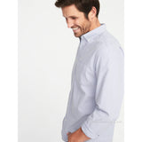 Old Navy Regular-Fit Built-In Flex Everyday Oxford Men's Shirt -Violet