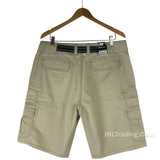 Iron Co. Men's Belted Stretch Cargo Short