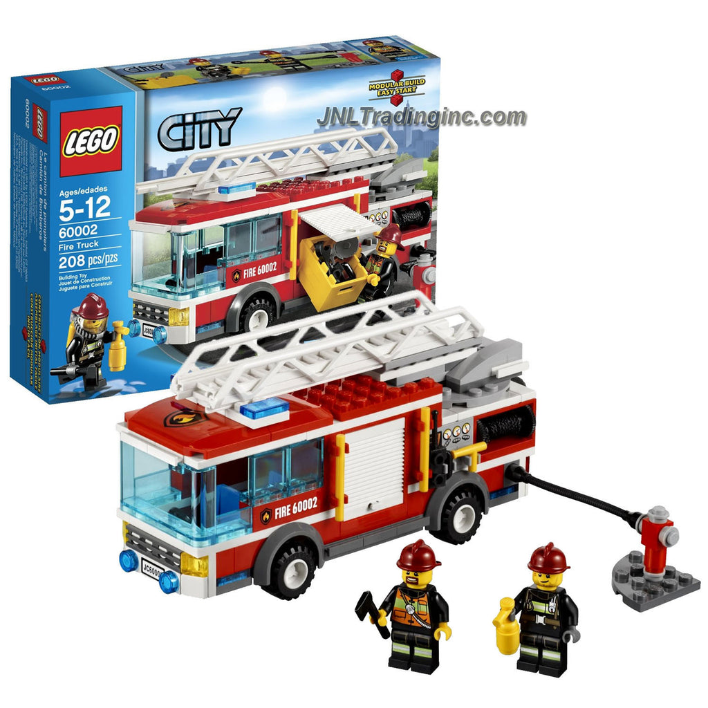 Lego City Series Set 60002 Fire Truck With Retractable Hose Extend Jnl Trading 2496