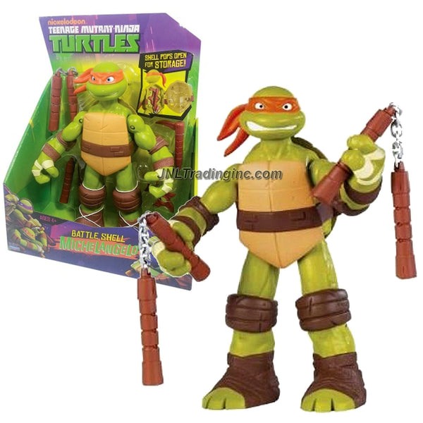 Playmates Year 2012 Teenage Mutant Ninja Turtles TMNT Battle Shell Ser ...