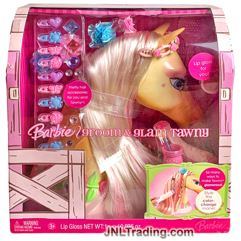 Year 2006 Barbie Beach Glam Pool Giftset L3785 with Caucasian Model SU –  JNL Trading