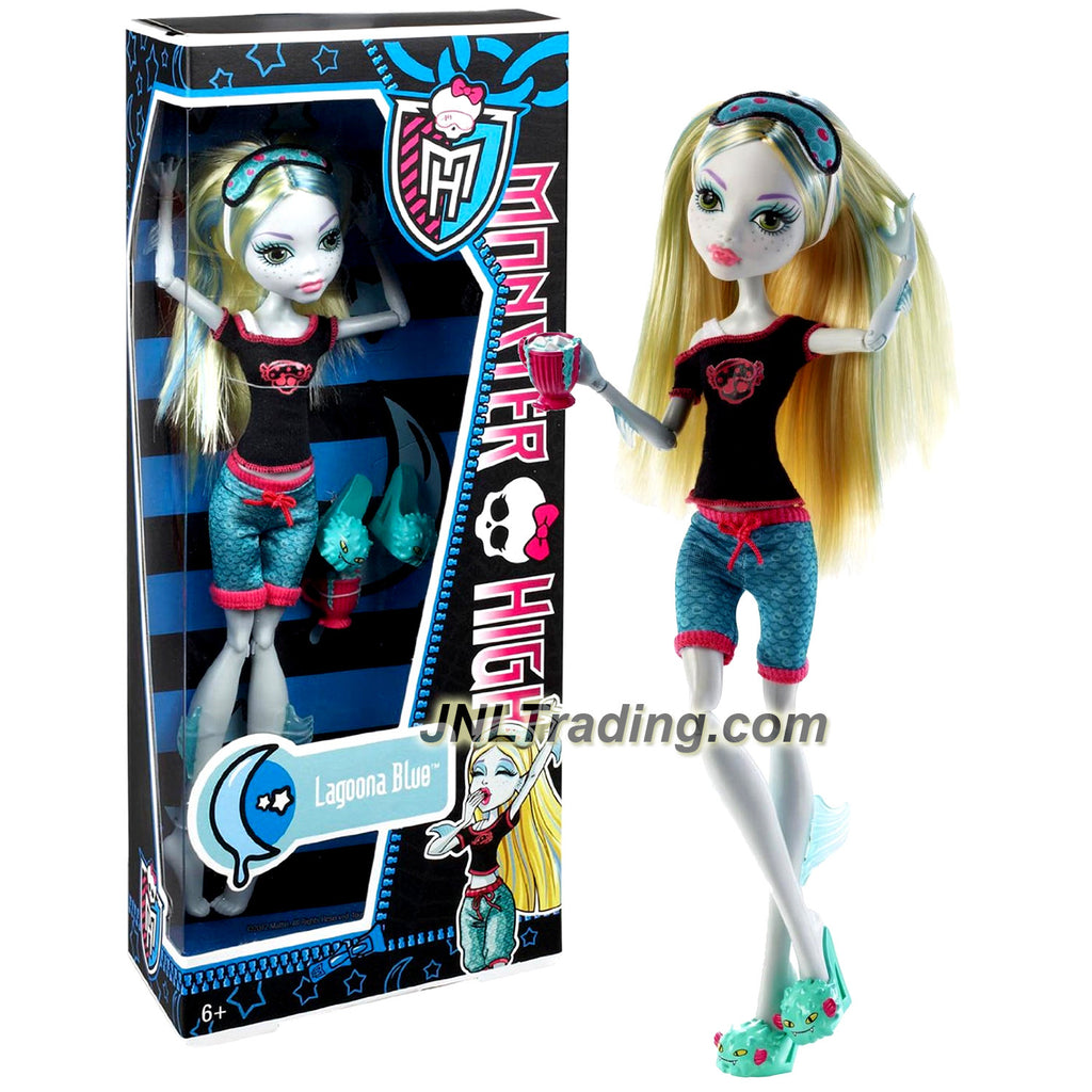 Mattel Year 2012 Monster High Dead Tired Series 11 Inch Doll Lagoona Jnl Trading 9133