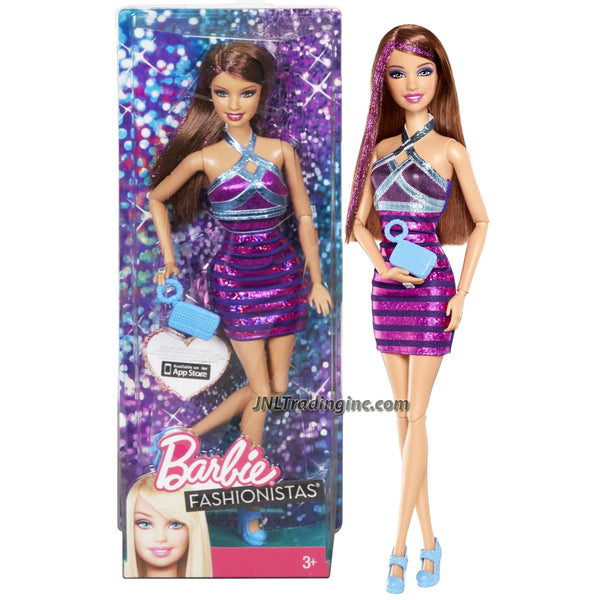 Year 2012 Barbie Fashionistas Series 12 Inch Doll Set - Hispanic Model ...