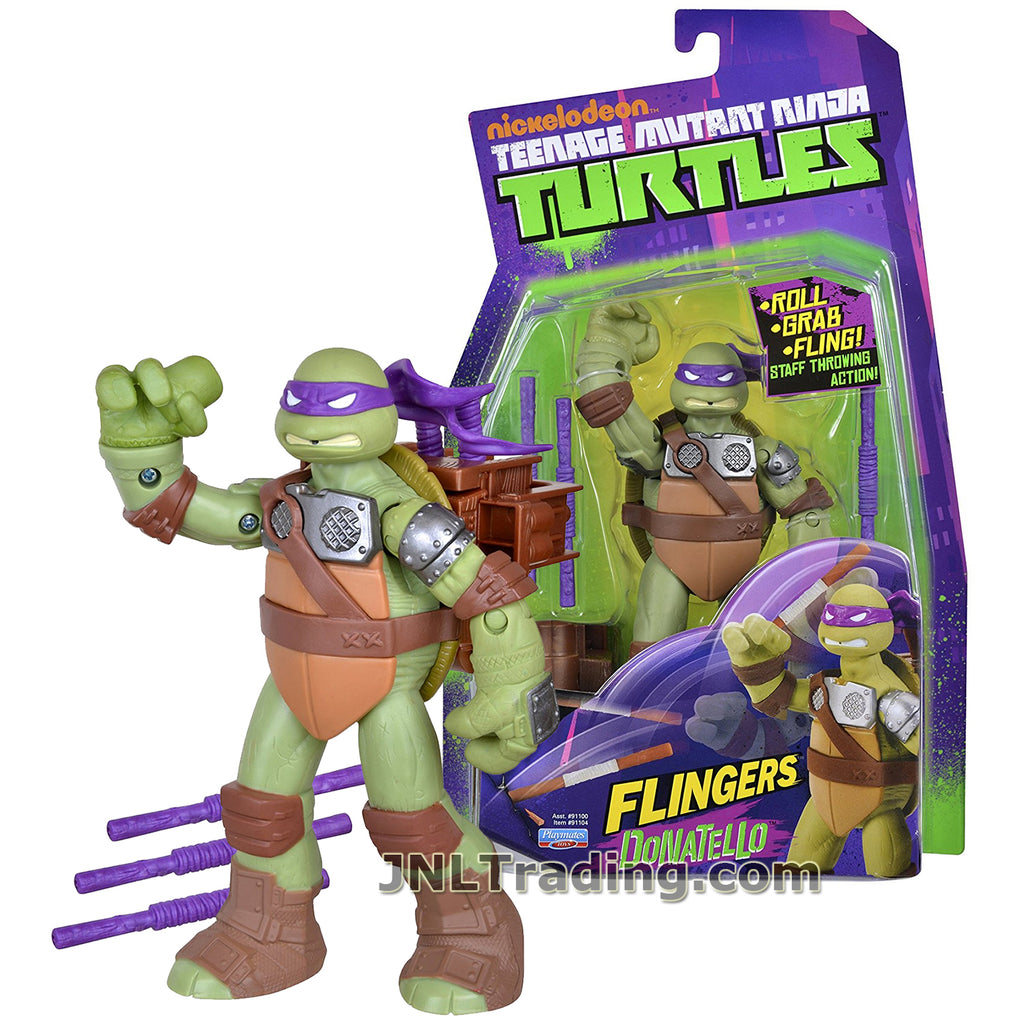 Year 2015 Teenage Mutant Ninja Turtles TMNT Flingers Series 6 Inch Tal ...