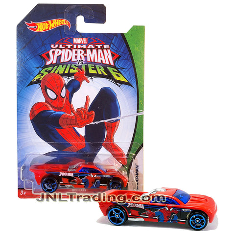 Year 2015 Hot Wheels Ultimate Spider-Man vs Sinister 6 Series 1:64