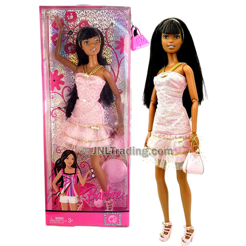 Year 2007 Barbie Fashion Fever Series 12 Inch Doll Set - NIKKI