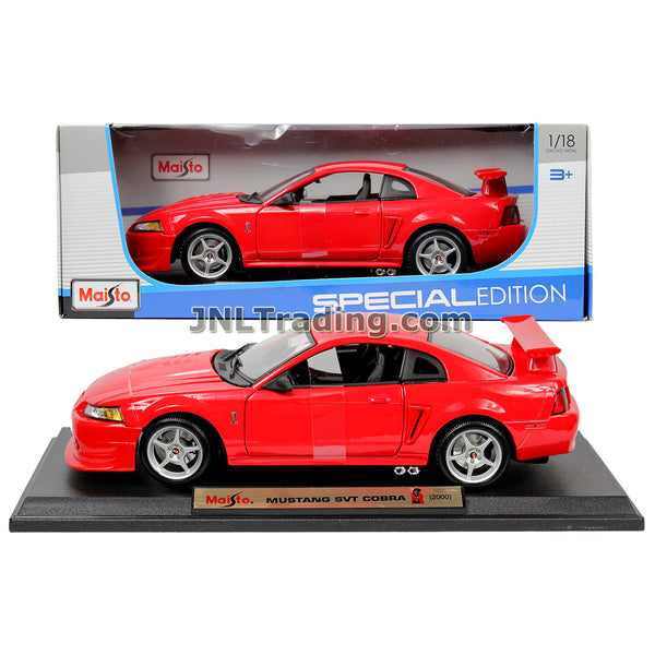 Maisto Special Edition Series 118 Scale Die Cast Car Set Red Color Jnl Trading 3259