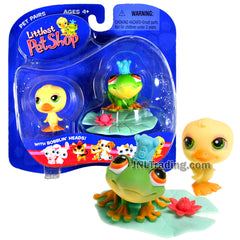 Littlest Pet Shop Pet Pairs Frog & Duck Figure 2-Pack